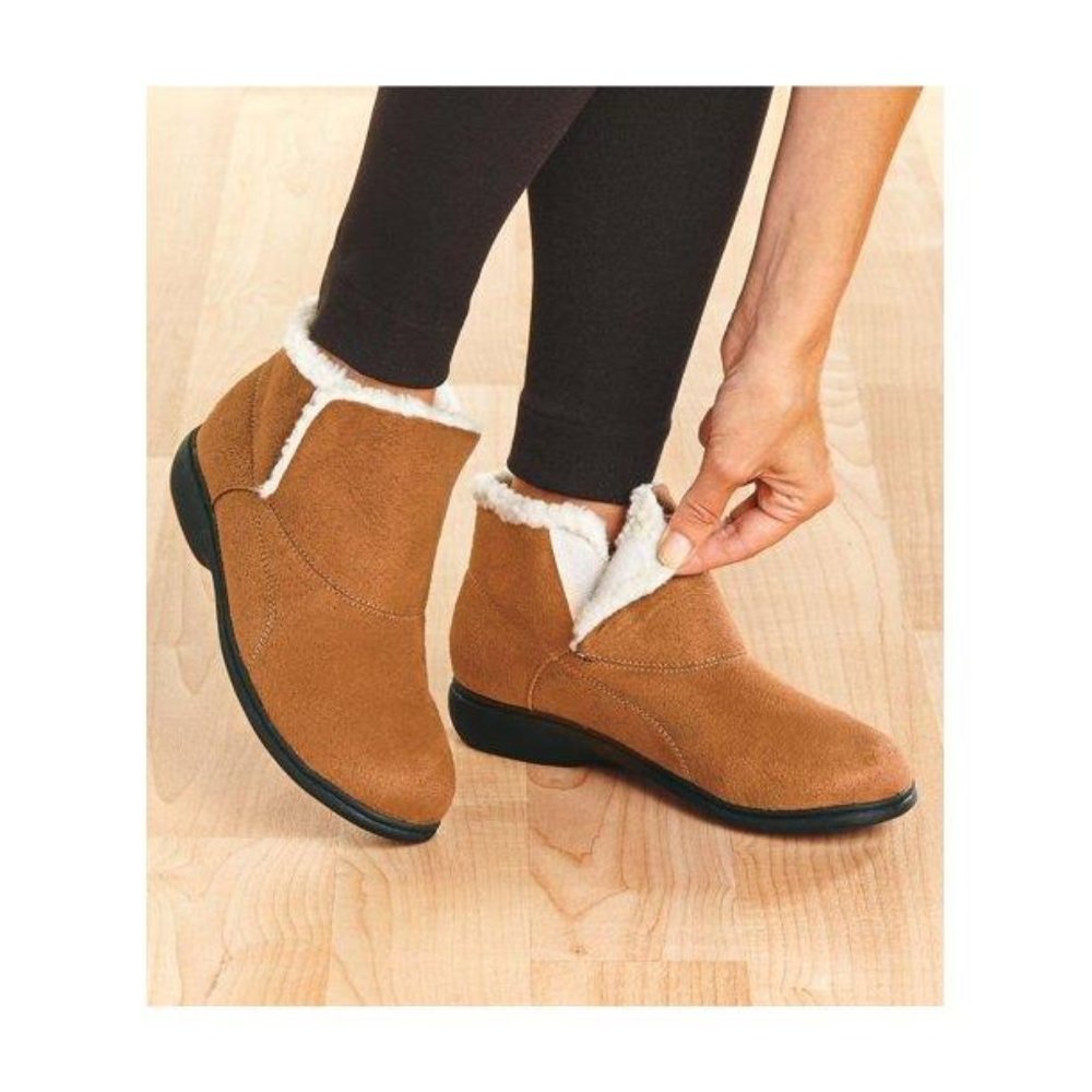 New Hannah Bootie Tan 7 Medium